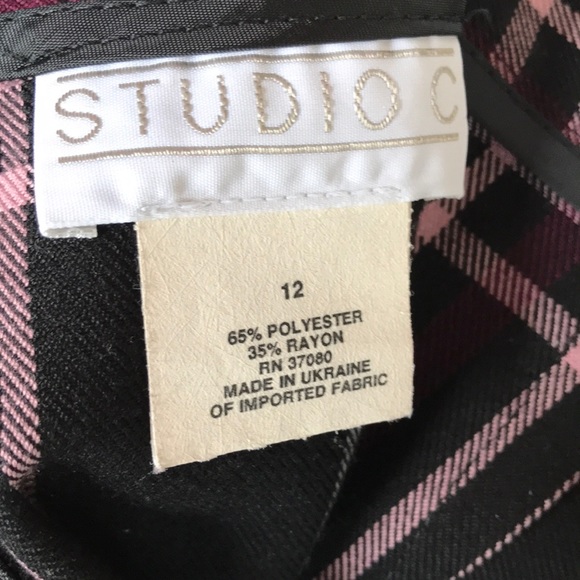 ⭐️3 for $29 Studio C Plaid Maxi Skirt - Picture 6 of 7